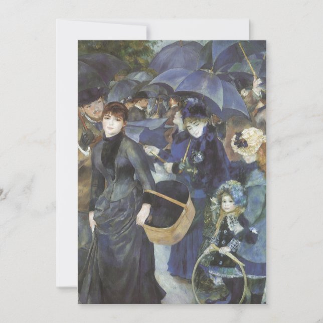 Paraguas de Pierre Renoir, impresionismo vintage (Anverso)