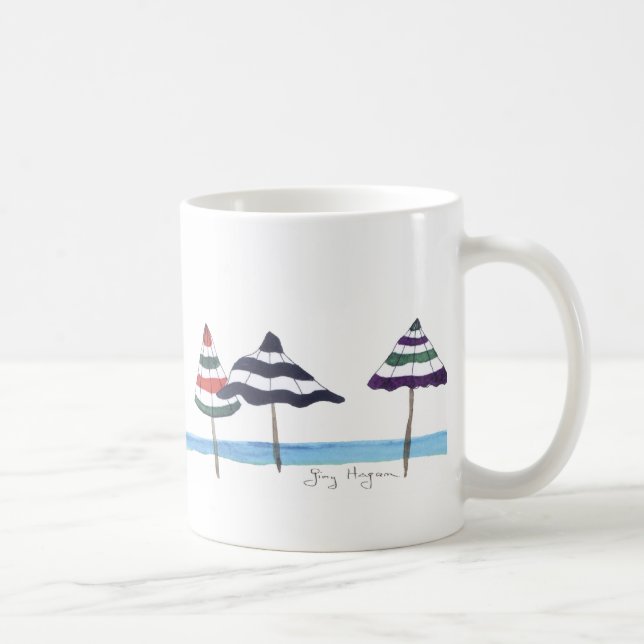 Paraguas en las tazas y el Drinkware de la playa (Derecha)