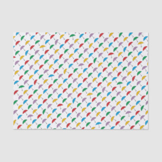 Paraguas en papel de tejidos lluviosos