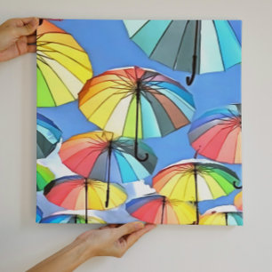 Paraguas flotantes Arte caprichoso del cielo