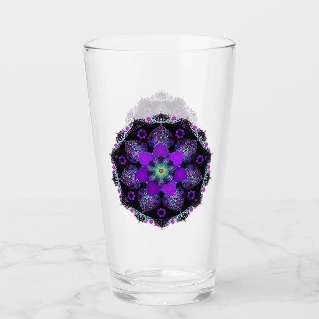 Paraguas morados y corazones .7 (Anverso)