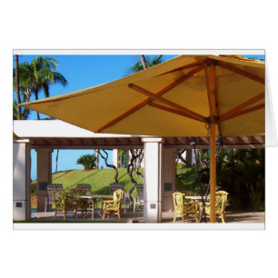 Paraguas soleado de Lanai, bahía de Manele, Hawaii