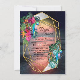 Paraíso de la Flora Tropical en la invitación al a