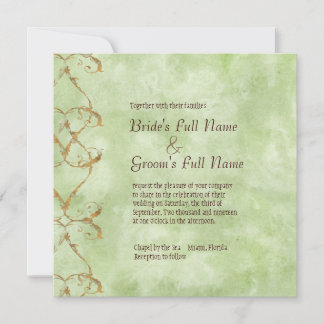 Paraíso de Palma - Invitación a la Boda Verde