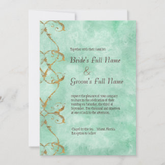 Paraíso de palmas - Invitación a la boda de Aqua