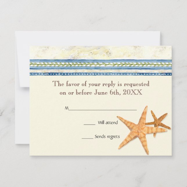 Paraíso de Shell tropical - Tarjetas de respuesta  (Anverso)