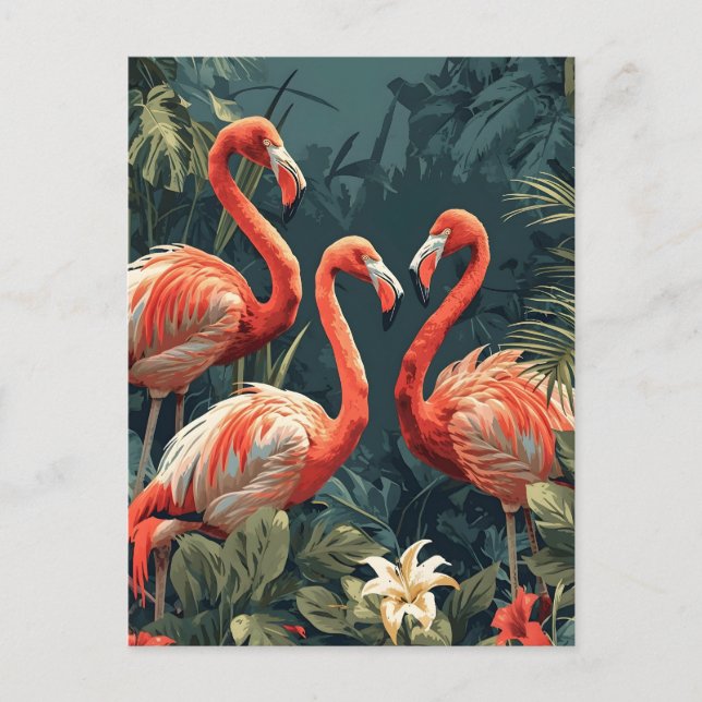 Paraíso del Flamingo Tropical: Postales antiguas (Anverso)