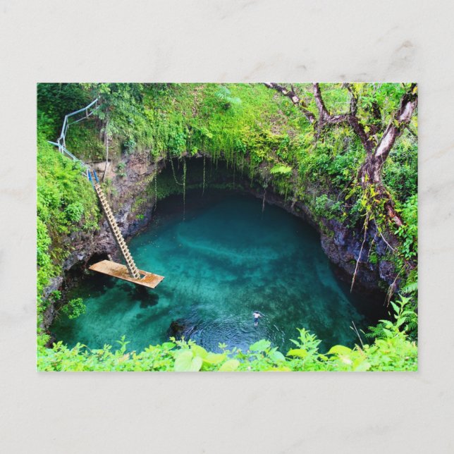 Paraíso en una postal (Anverso)