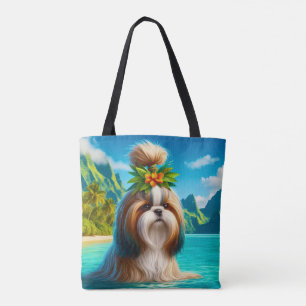 Paraíso Tropical con Bolsa de Tote Magnum Canvas