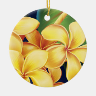 Paraíso tropical Ornamentos de Plumeria