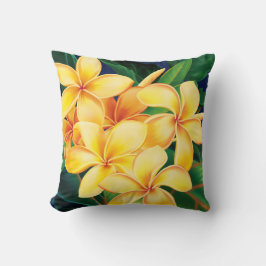 Paraíso tropical Plumeria almohadas de decoración