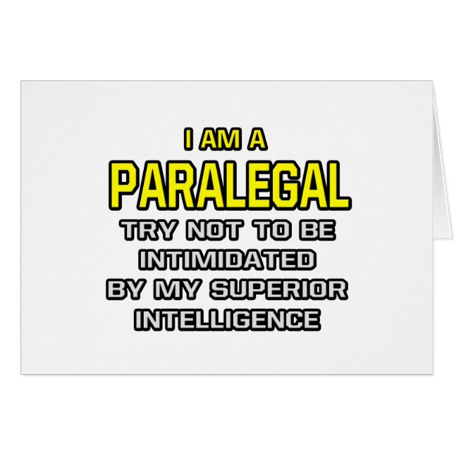 Paralegal... Inteligencia Superior (Anverso (Horizontal))