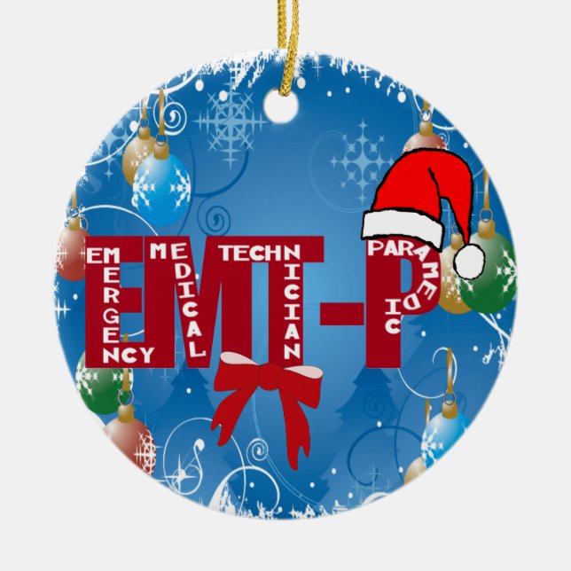 PARAMÉDICO DE LA EMERGENCIA DEL ORNAMENTO DEL (Frente)