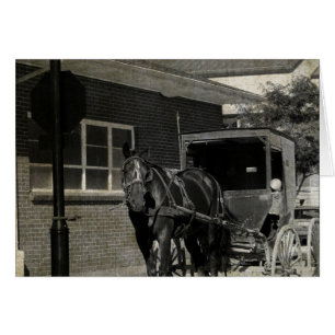 Parar por un hechizo, caballo Amish en el Rótulo S