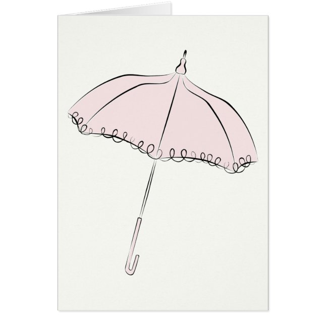 Parasol rosado (Frente)
