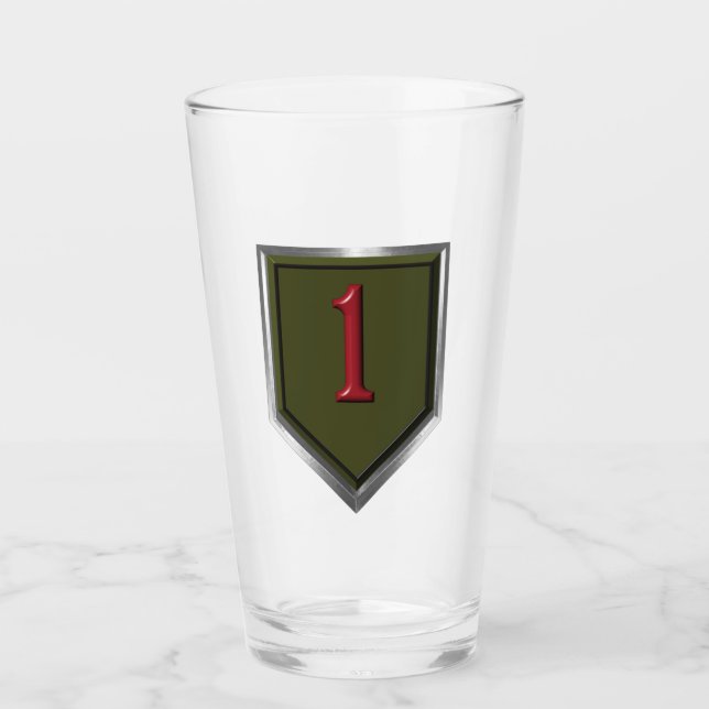 Parche con marco de la 1ª Div de Inf “Big Red One” (Anverso)