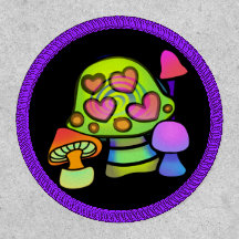 Parche Cute Magic Mushrooms
