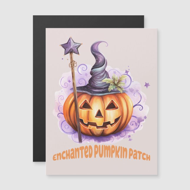 Parche de calabaza encantada - Cute Jack-o’-Lanter (Anverso/Reverso)