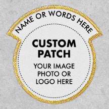 PARCHE DE CÍRCULO Personalizado personalizado con