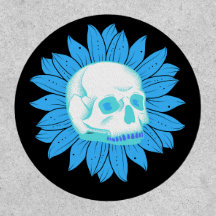 Parche de cráneo de flor