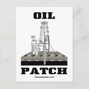 Parche de petróleo, Tarjetas postales