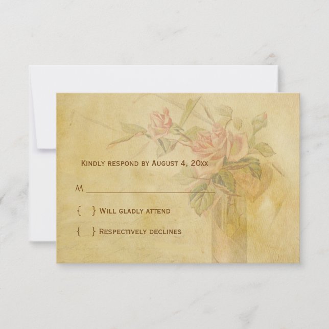 Parche de Rosa Vintage RSVP (Anverso)