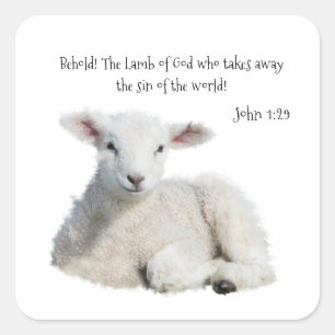 Parche del Cordero de Dios Pegatina