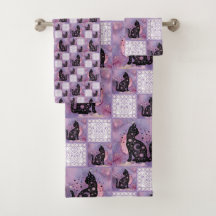 Parche Purple Cosmic Cats