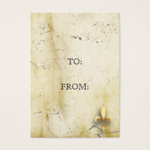 Parchment Fleur-de-Lys