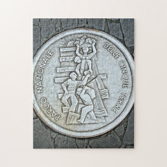 Parco Nazionale - Rompecabezas de las Cinque Terre (Vertical)