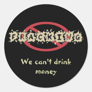 Pare a los pegatinas de Fracking