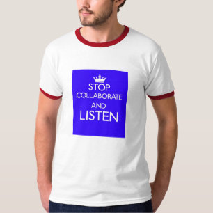 Pare colaboran y escuchan camiseta
