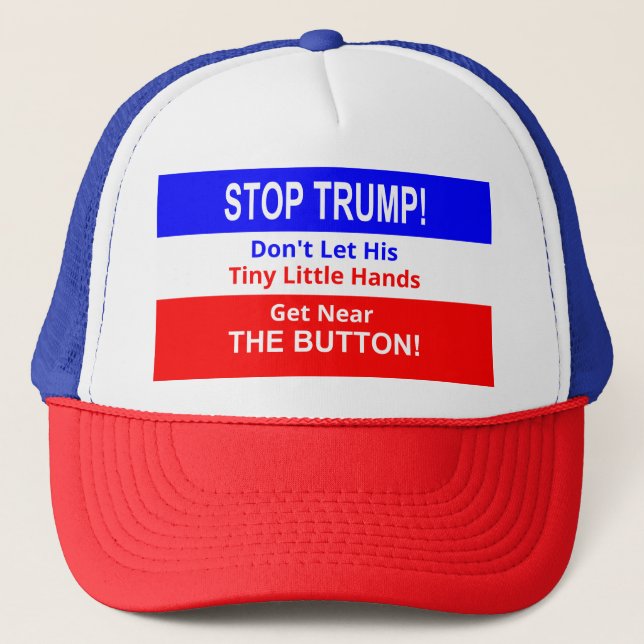 Pare gorra minúsculo del camionero de las manos (Anverso)