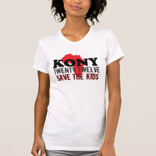 Pare Kony 2012 camisetas