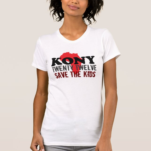Pare Kony 2012 camisetas (Anverso)