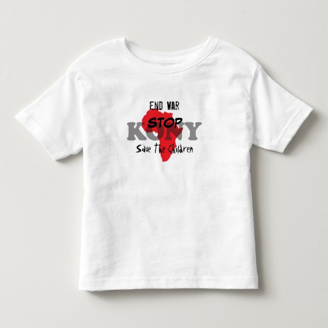 Pare Kony 2012 camisetas (Anverso)