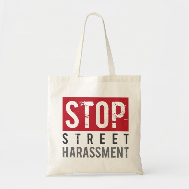 Pare la bolsa de asas del acoso de la calle (Frente)