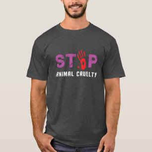 Pare la camiseta animal de la crueldad