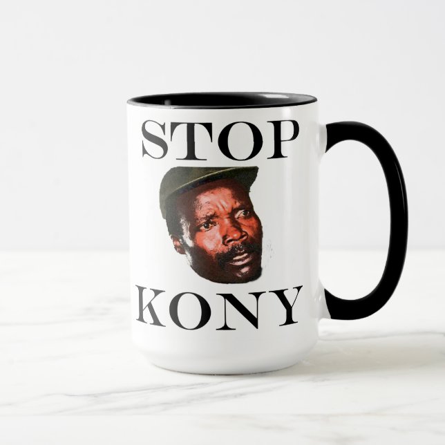 PARE la taza de KONY 2012 (Derecha)