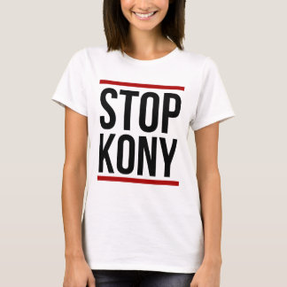 "Pare las camisetas de Kony" (camisetas) y los