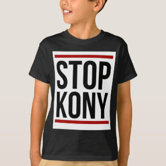 "Pare las camisetas de Kony" (camisetas) y los