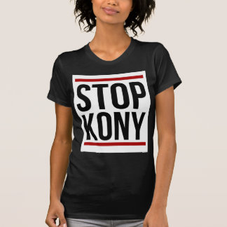"Pare las camisetas de Kony" (camisetas) y los