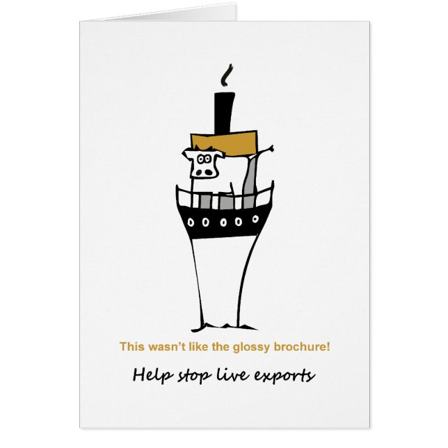 Pare las exportaciones vivas (Frente)