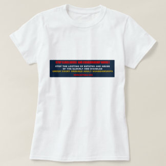 Pare una camiseta más vieja del abuso y del abuso