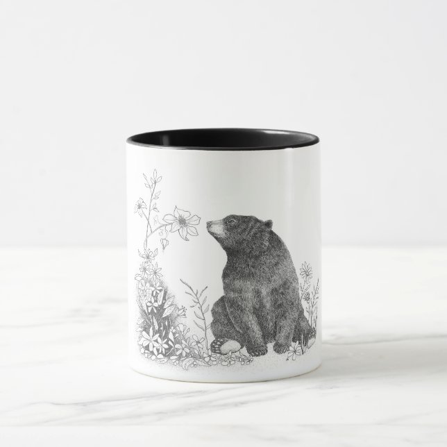 Pare y huela la taza de las flores (Centro)