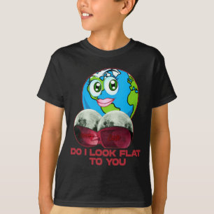 ¿Parece plano para ti camiseta divertida de la Tie