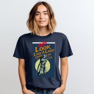 Parece una dama que piensa como una camiseta líder
