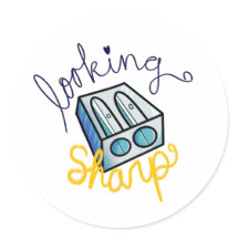 ¡Parecen Afilados! Pegatinas en aula