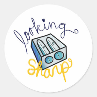 ¡Parecen Afilados! Pegatinas en aula