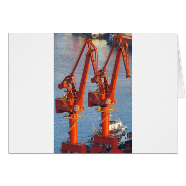 parecer gemelo de grúas de construcción (Anverso (Horizontal))